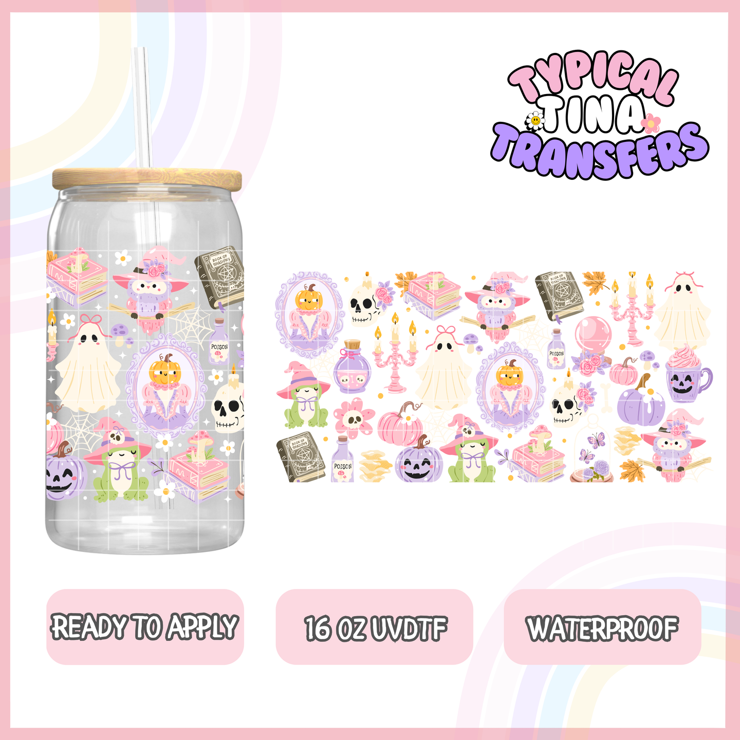 UVDTF #8228 | 16oz UVDTF Wrap | POD